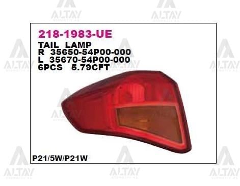 STOP LAMBASI VITARA 15= SAĞ
