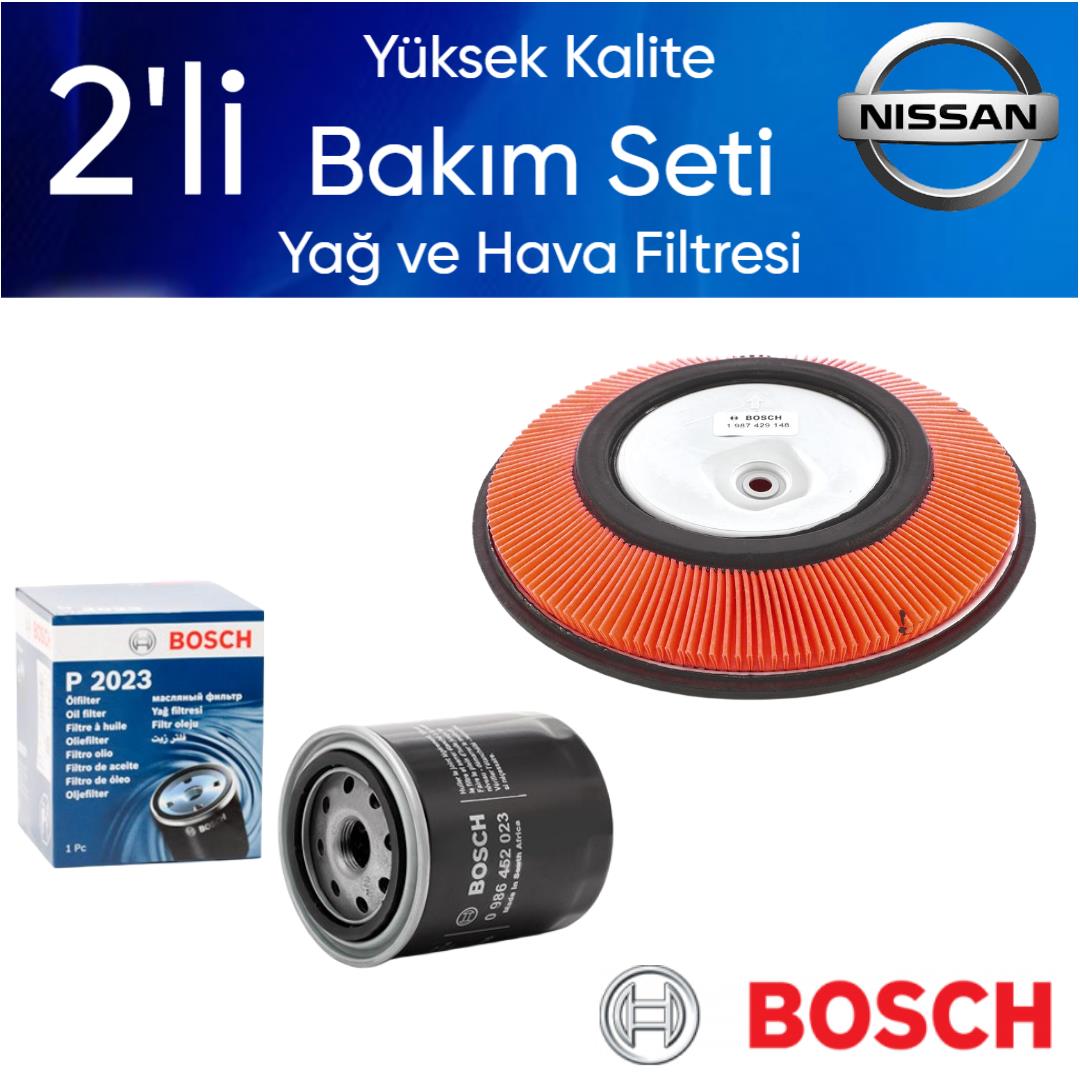 Sunny B13 1990-1993 GA16 Benzinli- 2'lİ Bakım Seti Yağ-Hava Filtresi