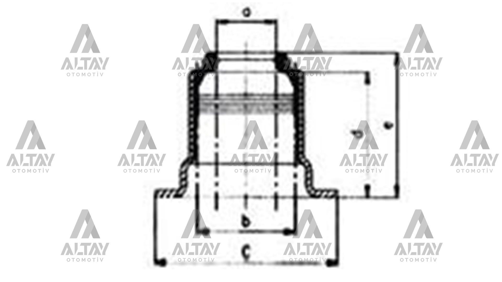 SUPAP LASTİĞİ FIESTA 1.4 TDCI 02= / 206 / 307 / C2-C3 1.4HDI (5,5x9,5x22,7x17,7)