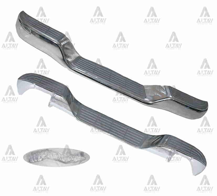 TAMPON HILUX ARKA  98-05 KROM ALTI OVAL BAĞLANTI BRAKETLERİYLE SET