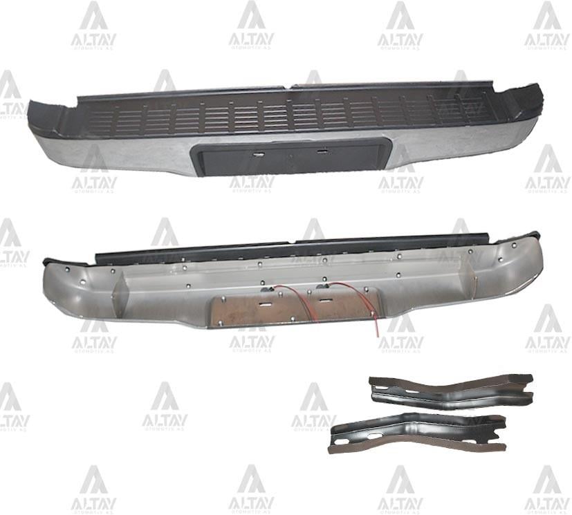 TAMPON HILUX ARKA 06-14 KROM ÜSTÜ DÜZ ( PLAKA LAMBALARI+BAKALİTLERİ ÜSTÜNDE)