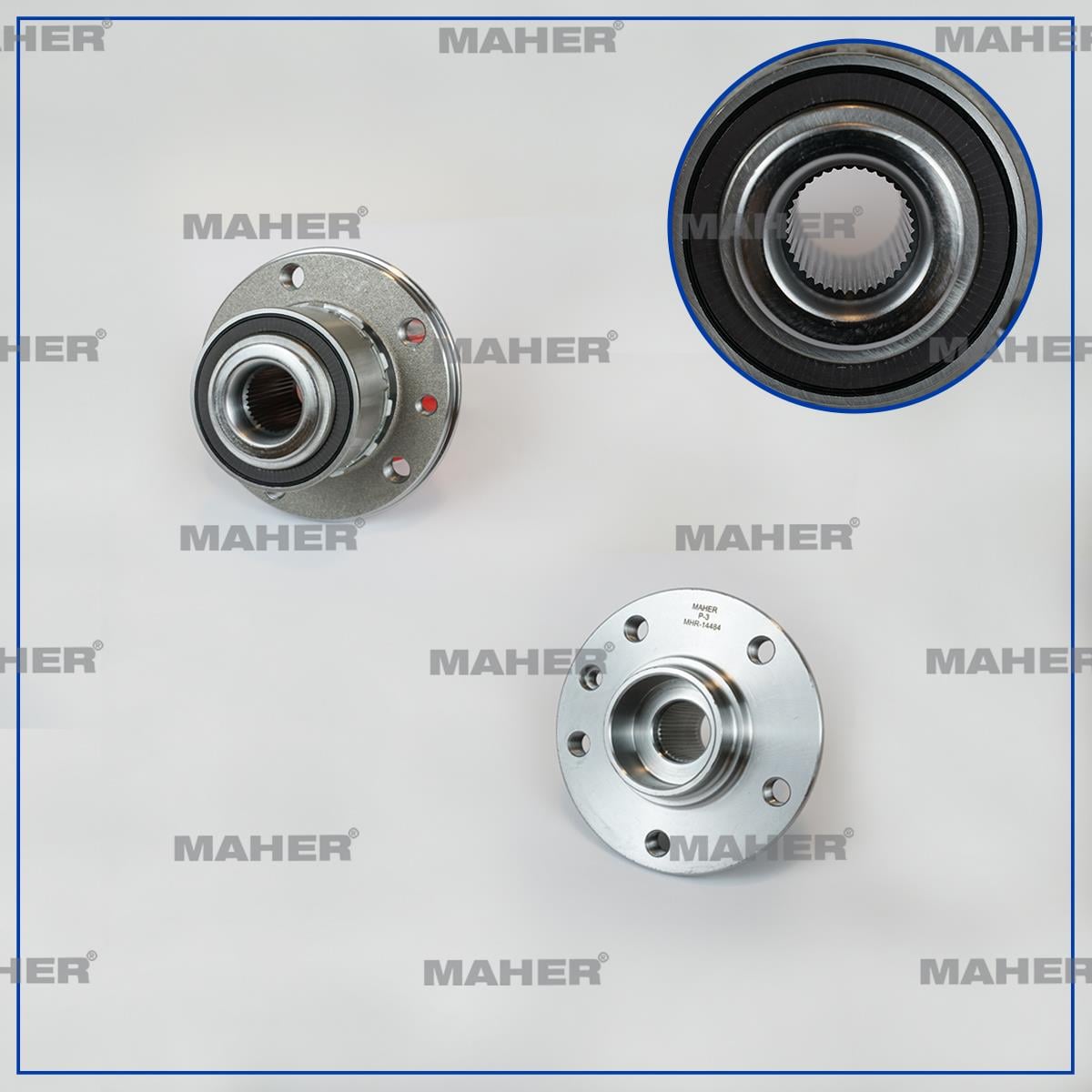 TEKER PORYASI TRANSPORTER T5 / TRANSPORTER T6 / TOUAREG 04= ÖN-ARKA 5 BİJONİ