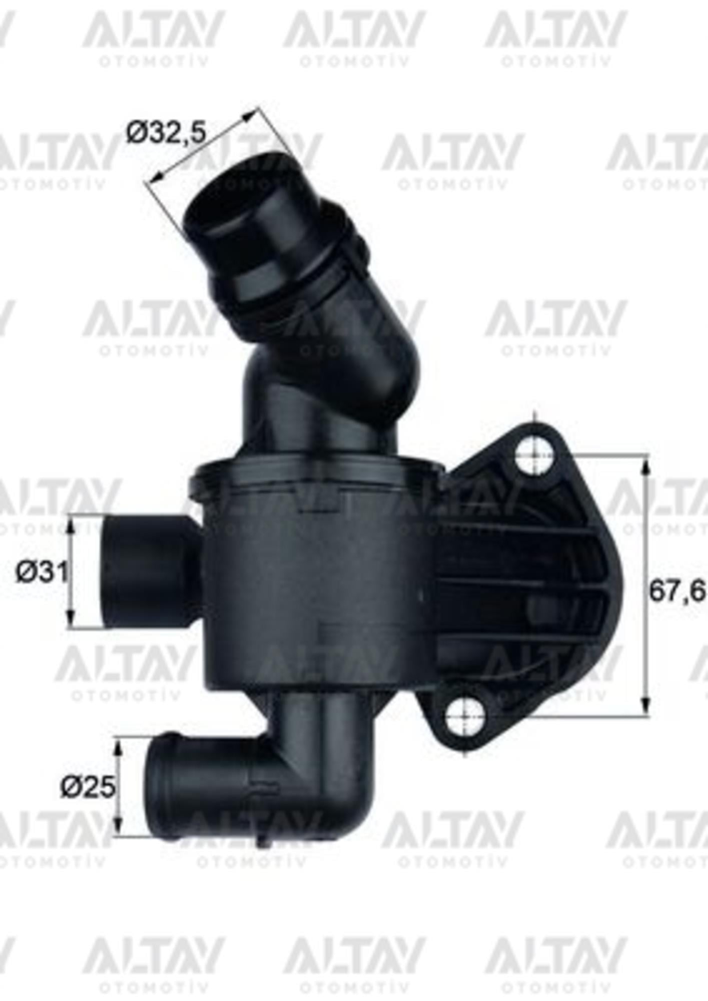 TERMOSTAT A4 / A5 / A6 08-15 CAGA-CAHA-CGLC-CJCD 2.0 TDI