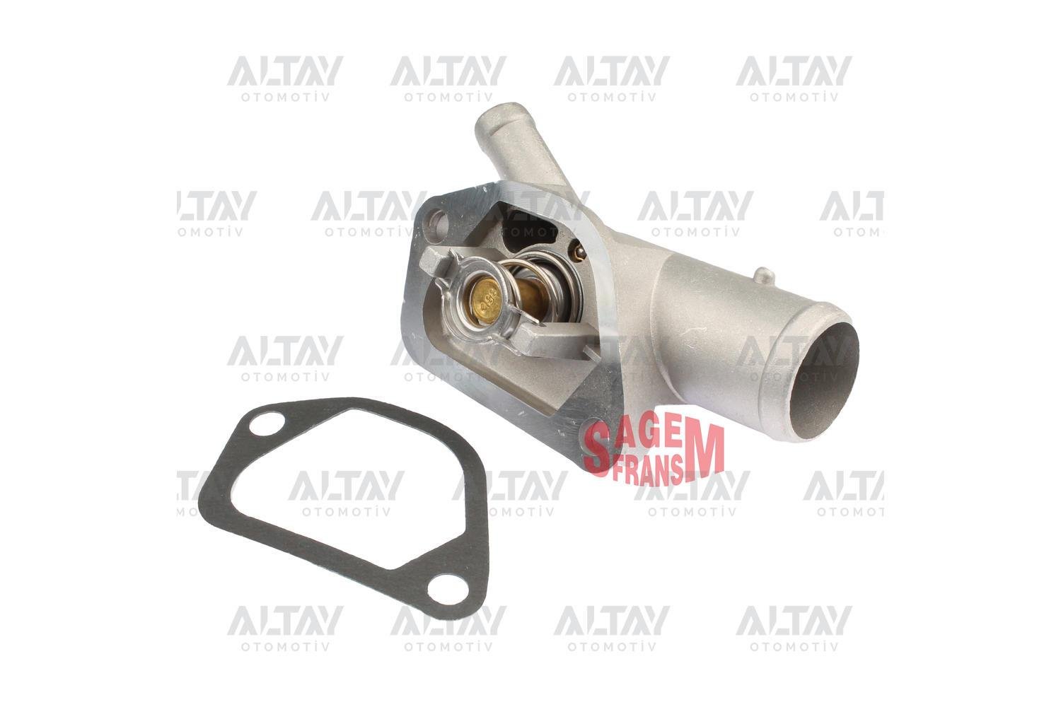 TERMOSTAT DOGAN SLX 92-02 / TEMPRA-TIPO 92-99 / UNO 70 94-00 / 1.6 KOMPLE CONTALI MÜŞÜR YUVASIZ 87°C