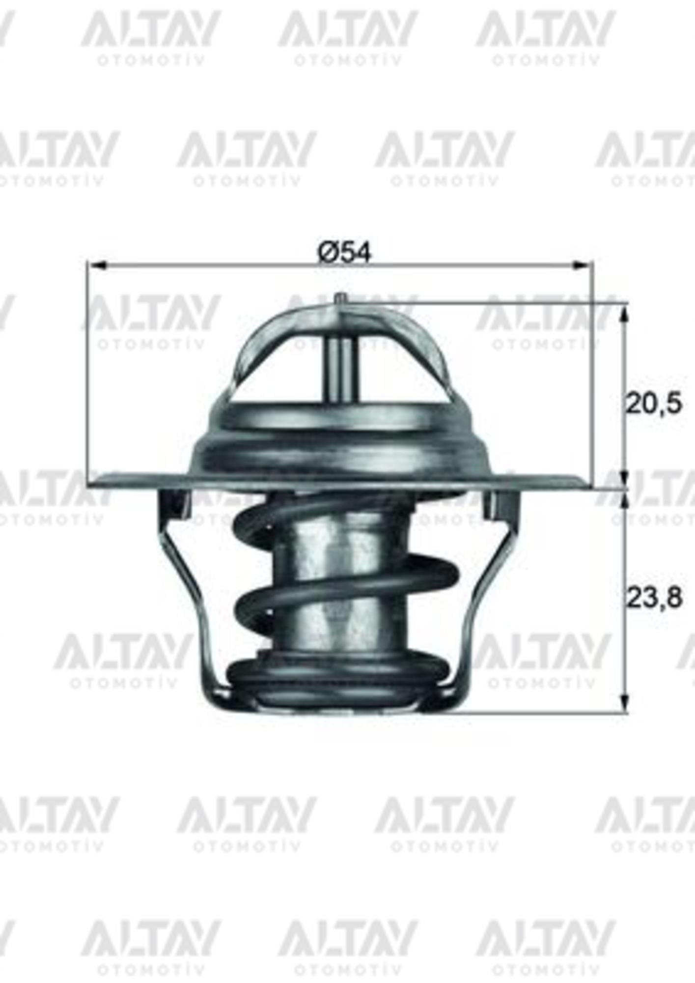 TERMOSTAT GOLF4 / BORA / POLO CLASSİC / PASSAT 97= AKL-AFT-ADR-ALZ-AEB-AWT-BKP-BKD-CBAB-CBDA 1.6-1.8-2.0 TDİ