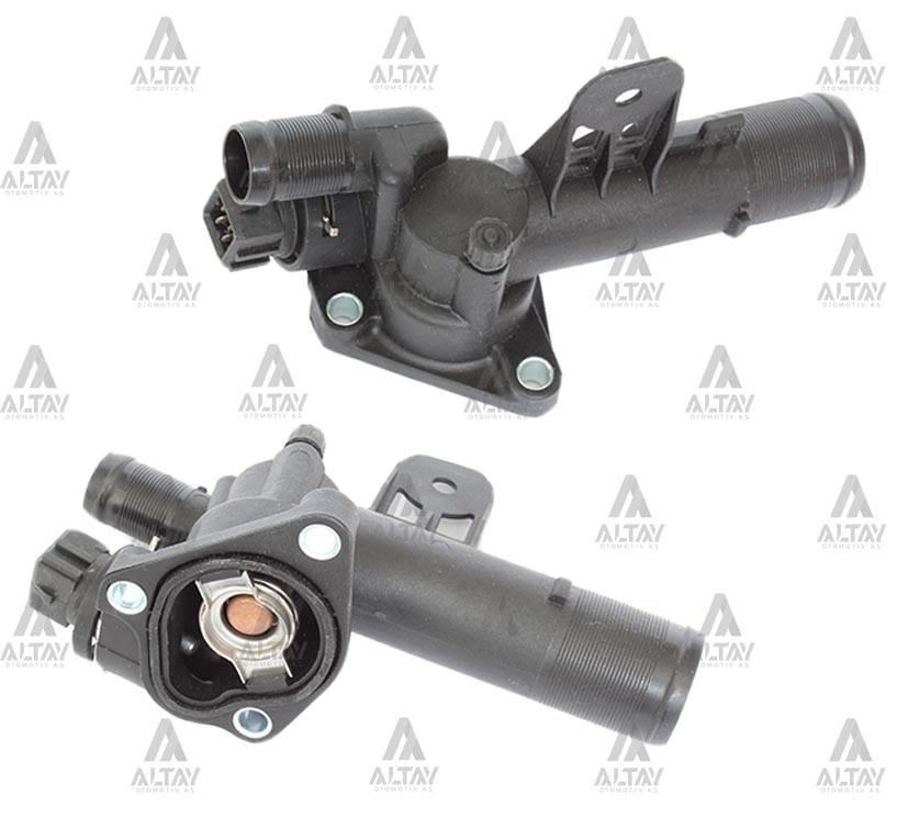 TERMOSTAT KAPAK ÜST QASHQAI 07-13 / CLIO / MEGANE / MODUS 1.5 DCI PLASTİK TERMOSTATLI
