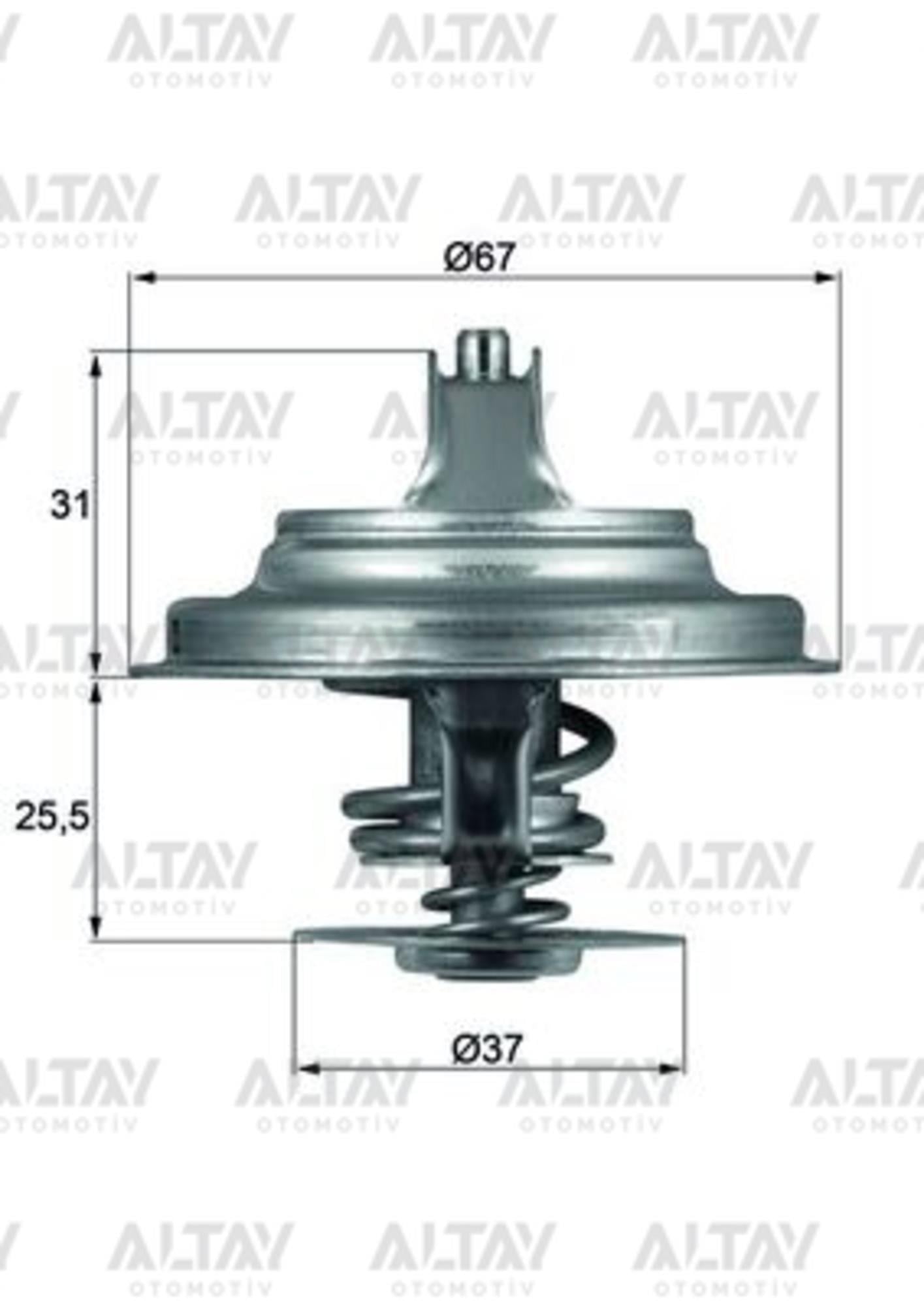 TERMOSTAT TRANSPORTER T4 / LT3535 / CRAFTER 91= AAB-AJA-ACV-AJT-AHD-ANJ-AVR 2.4 D-2.5 TDİ