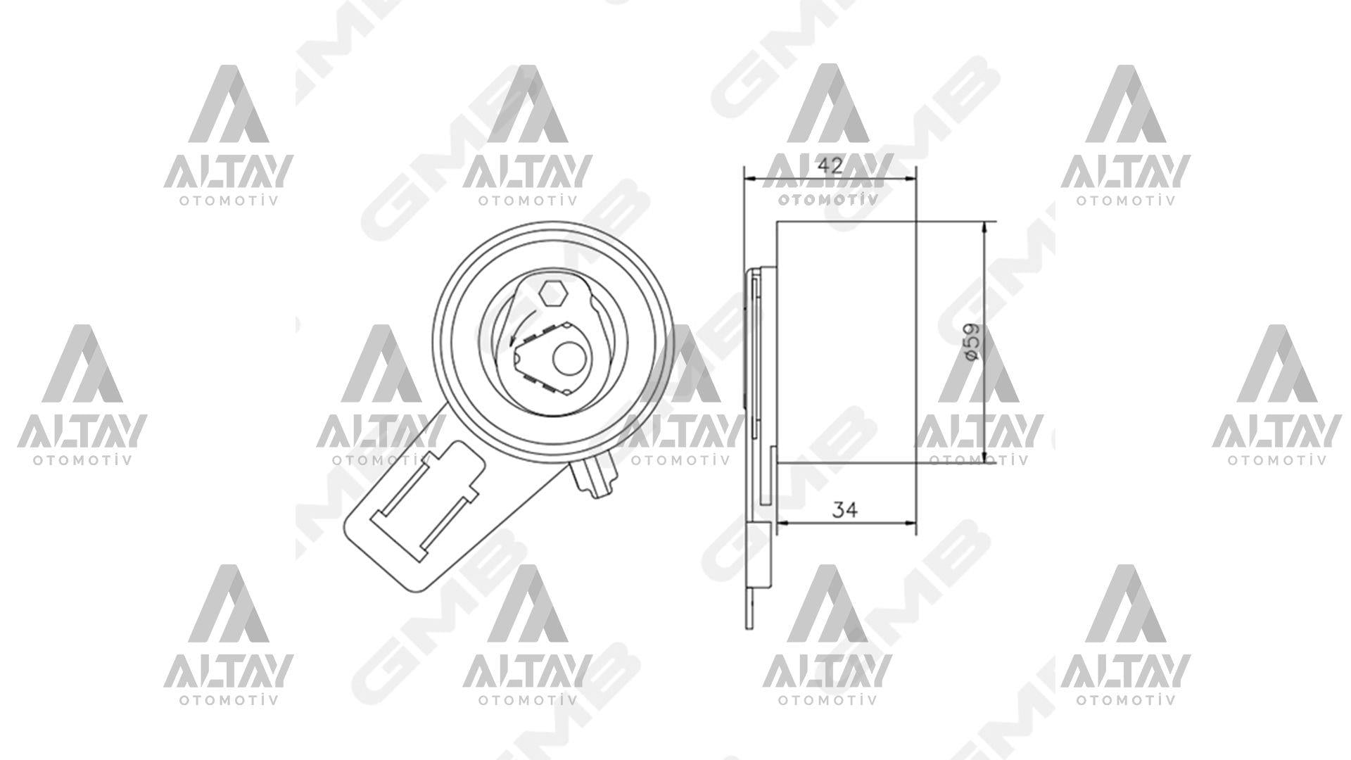 TRİGER GERGİSİ KIA BONGO 10= 2.9 / CARNIVAL / K2900