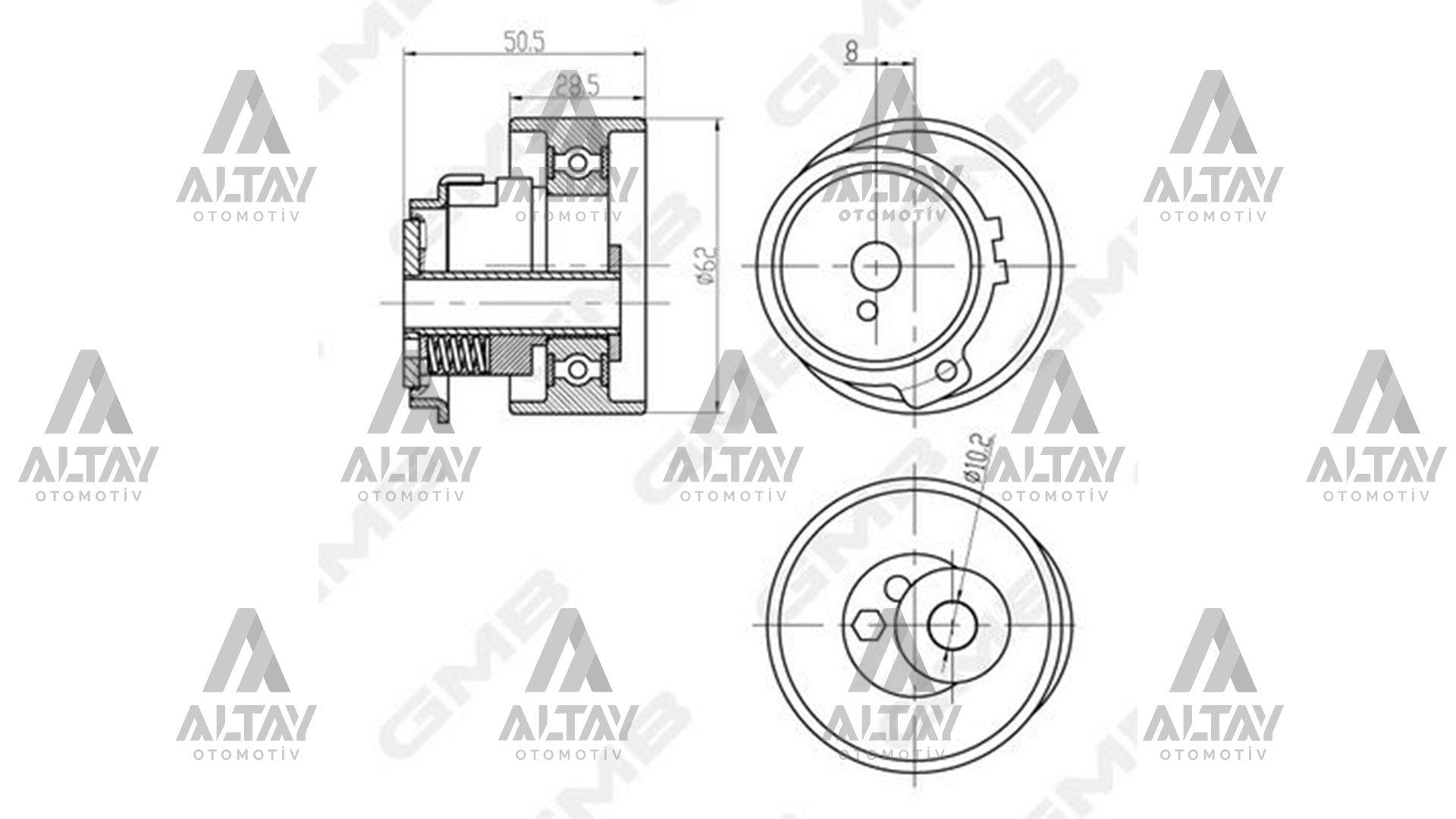 TRİGER GERGİSİ MAZDA 626 -92-97 2.0 / FS / AYARLI