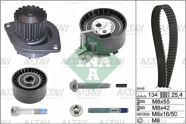 TRİGER SETİ + DEVİRDAİM 206 / 207 / 307 / 308 / PARTNER / C2 / C3 / C4 / XSARA / BERLINGO  02= 1.6-1.6 16V TU5JP4