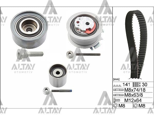 TRİGER SETİ PASSAT / GOLF5 / JETTA / A3 / A4 / A6 07-11 BKP-BKD-BMN-BMR-BUZ-BRE 2.0 TDİ (03G109244A) (GENİŞ DELİK 12 MM)
