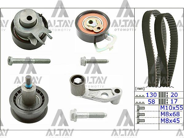 TRIGER SETI POLO / GOLF4 / BORA / A3 / CORDOBA / IBIZA 01-12 AHW-BBY-BKY-BCB-CGGB-AUA-BBZ 1.4 16V-1.6 16V (4 BILYALI) (036109243AG=60*8*19)