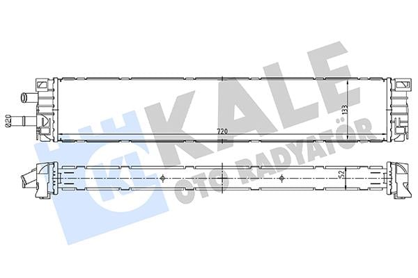 TURBO RADYATÖRÜ (INTERCOOLER) A4 / A5 / A6 16=