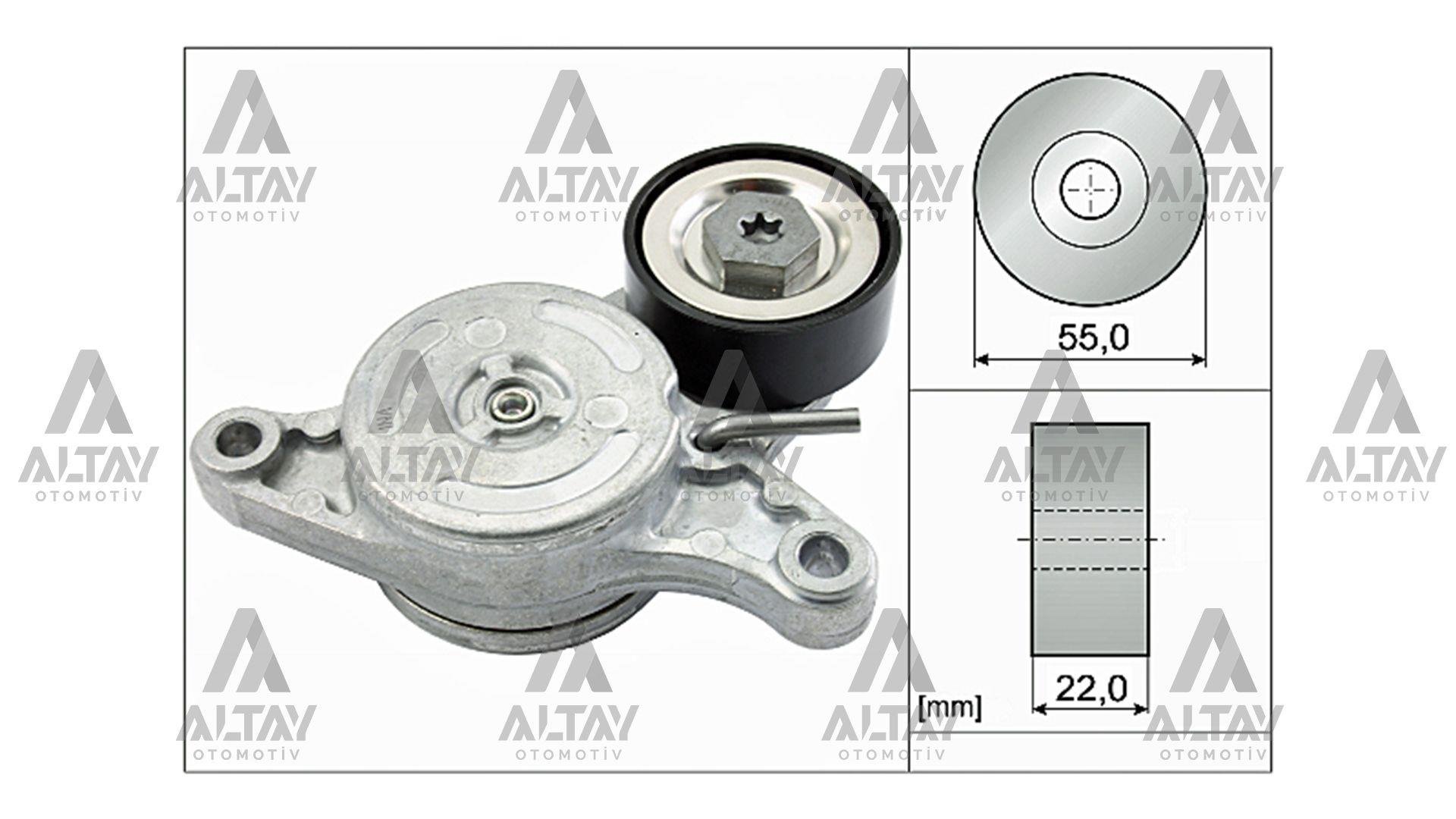 VANTİLATÖR GERGİ SETİ COROLLA / AURIS / AVENSIS 09-18 / MINI R55 / R56 / R57 / R60 / R61 1.6 D4D