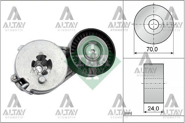 VANTİLATÖR GERGİSİ A4 / A5 / Q5 08-12 CFPA-CJKA-CAEB-CDHA 1.8 TFSİ KOMPLE