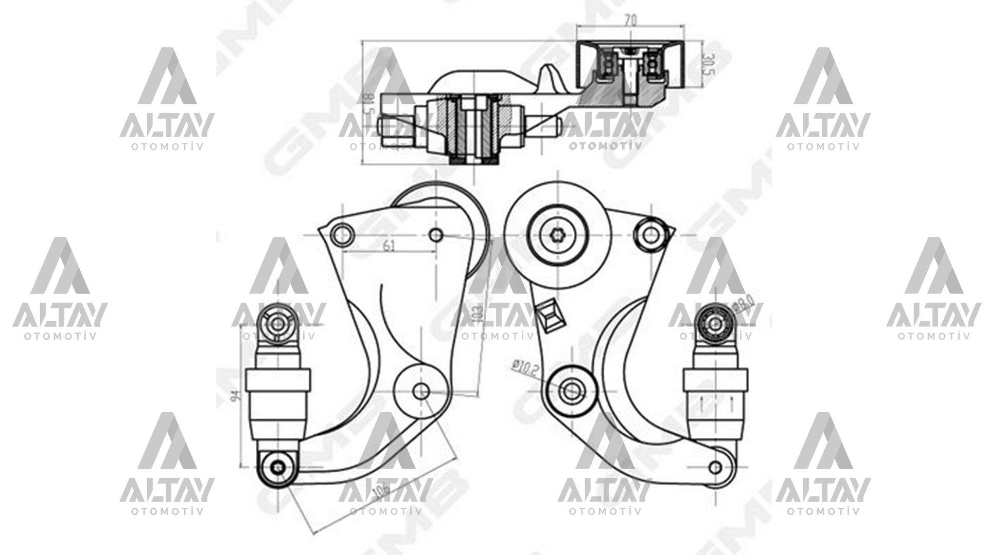 VANTİLATÖR GERGİSİ CIVIC 06-11 FD6 / CIVIC 12-16 FB7 / CIVIC 16= FC5 1.6 / CRV 07-18 KOMPLE