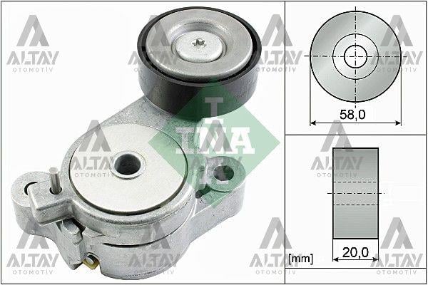 VANTİLATÖR GERGİSİ GOLF5 / JETTA / PASSAT / TİGUAN / A3 04= BLG-BMY-CAVA 1.4 TSİ KOMPLE