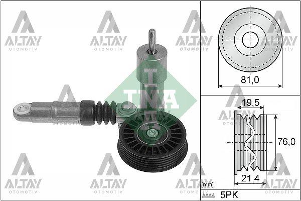 VANTİLATÖR GERGİSİ PASSAT / A4 01-05 AVF-AVB 1.9 TDİ KOMPLE