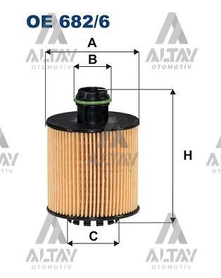 YAĞ FİLTRESİ  CORSA E / COMBO D / EGEA / 500 / DOBLO II / FIORINO / MİTO EURO 6 1.3JTD