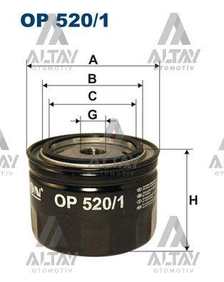 YAĞ FİLTRESİ  RENAULT 12 1300 / LADA