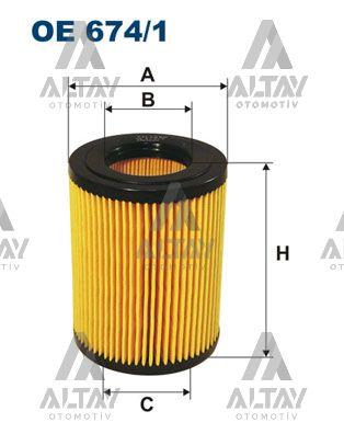 YAĞ FİLTRESİ ACCENT 03-06 / GETZ 03-05 / MATRIX 1.5 CRDI 3 CYL.