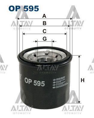YAĞ FİLTRESİ ALMERA / PRIMERA  96-06 / QASHQAI 1.6 07-13 / JUKE 1.6 / MICRA 03= BENZ.MOTORLAR