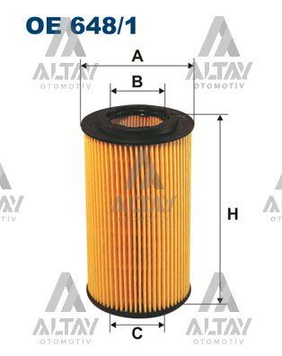YAĞ FİLTRESİ ASTRA G / VECTRA B / VECTRA C 96-04 X20DTH-Y20DTH-X20DTL-Y20DTL-Y22DTR