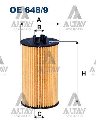 YAĞ FİLTRESİ ASTRA J / ASTRA K / INSIGNIA A / INSIGNIA B / MOKKA / MOKKA X / MERİVA B / ZAFİRA C 15= B16DTL-B16DTH-B16DTE-B16DTR 1.6 CDTİ