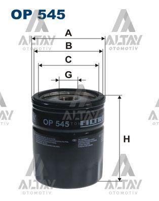 YAĞ FİLTRESİ BRAVA / BRAVO / TEMPRA / TIPO / UNO / SLX / PALIO / PUNTO / MAREA / PANDA 93-10 1.4-1.6