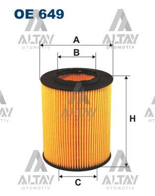 YAĞ FİLTRESİ E36 / E38 / E39 / E46 / E60 / E61 / E65 / E66 / X5 E53 / X3 E83 / Z4 E85 94-11 M52-M54
