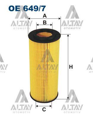 YAĞ FİLTRESİ E46 / E87 / E90 / E91 / E60 / E61 / E65 / X3 E83 01-11 M47N-M47N2