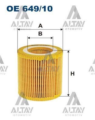 YAĞ FİLTRESİ F20 / F21 / F22 / F23 / / F30 / F31 / F34 / F35 / 4F32 / F33 / F36 / F10 / F11 / F18 / X1 E84 97-04
