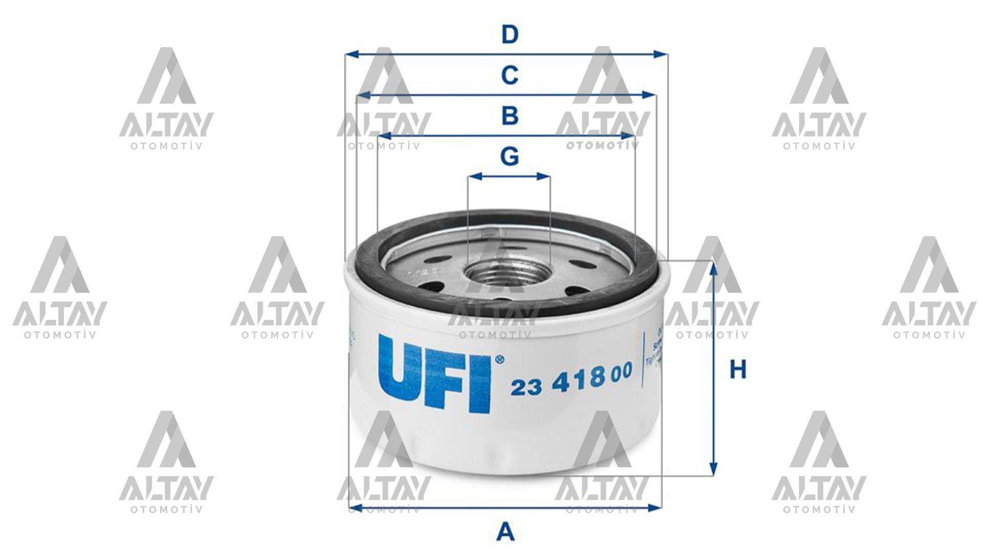 YAĞ FİLTRESİ FLUENCE / CLIO / KANGO / MEGAN / DUSTER / LOGAN / SANDERO / R9 / R19 1.4-1.6 KÜÇÜK TİP