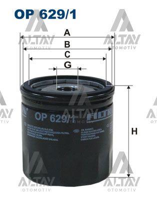 YAĞ FİLTRESİ FOCUS / MONDEO / FIESTA 04= 1,25-1.4-1.6 BENZ