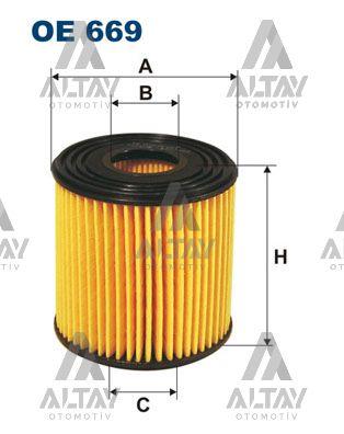 YAĞ FİLTRESİ PICKUP 03-12 SKYSTAR YD25 / XTRAIL 01-07 2.2 DCI