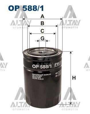 YAĞ FİLTRESİ PICKUP D-21 / D22 / VANETTE / TERRANO 87-05 TD27 / B-2500 06= / RANGER  99-06 2.5TI