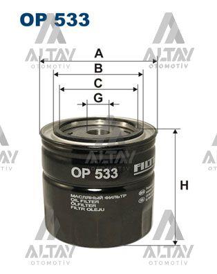 YAĞ FİLTRESİ TAUNUS / GRD / P100 / SİERRA 76=