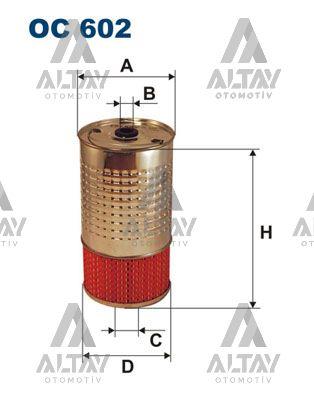YAĞ FİLTRESİ W124 / W201 85-93 OM 601-602-603