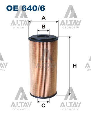 YAĞ FİLTRESİ W169 / W245 A SERİ 04-11 OM 640