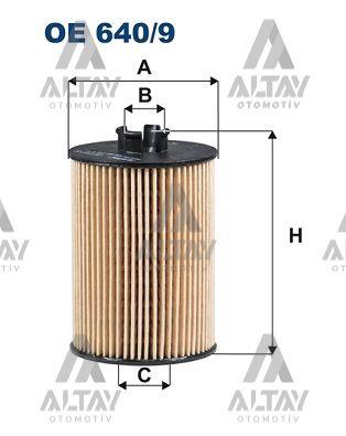 YAĞ FİLTRESİ W169 / W245 A SERİ B SERİ 99-01 M47
