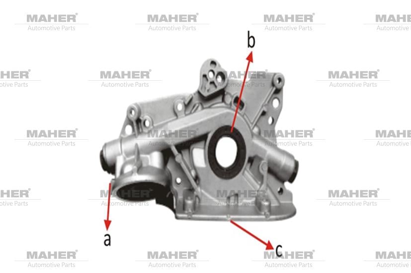 YAĞ POMPA VECTRA B / ASTRA F / ASTRA G / OMEGA B 94-05 X20XEV-C20SEL-X18XE-X20XER MOT.NO:14315276 (OVAL TİP)