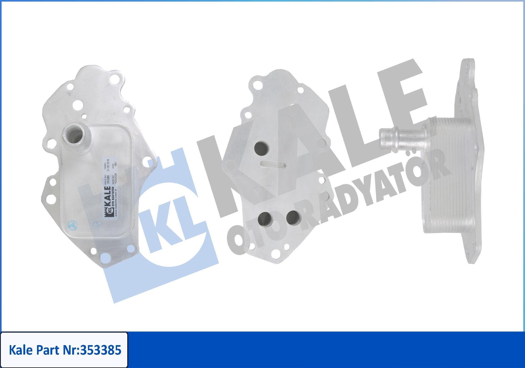 YAĞ SOĞUTUCUSU ASTRA J / ASTRA K / INSIGNIA A / INSIGNIA B / MOKKA / MOKKA X / ZAFIRA C B16DTH-B16DTL-B16DTE  KOMPLE