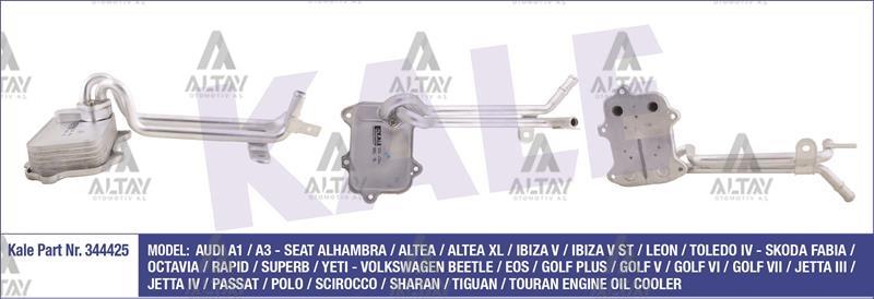 YAG SOĞUTUCUSU GOLF5 / GOLF6 / PASSAT / A3 04-12 CAXA-CAVA-BMY-BLG-BAG-BLF-BLP 1.4 TSI-1.6 FSI (BORULU)