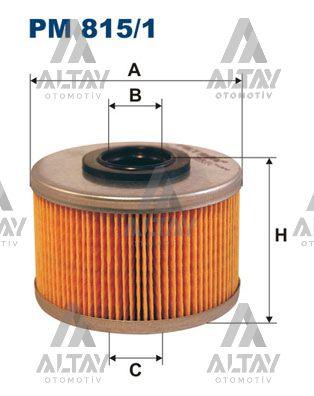 YAKIT FİLTRESİ ( MAZOT) CLIO II 00-05 / KANGOO 98= / MEGANE 97-99 / LAGUNA I 97-01 1.9D-1.9 DTI