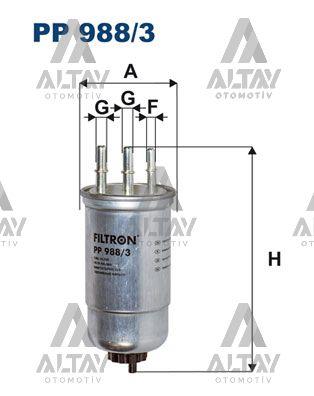 YAKIT FİLTRESİ ( MAZOT) LOGAN / SANDERO / DUSTER 07= 1.5 DCİ EURO 4