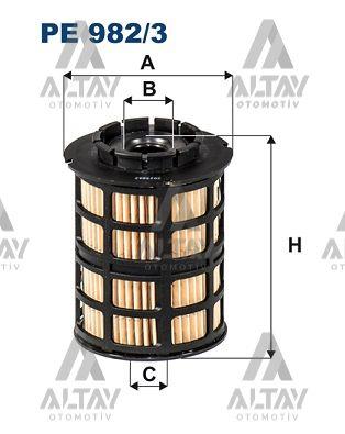 YAKIT FİLTRESİ ( MAZOT) MOKKA / AVEO 12-15 A13DTE-A13DTC-A17DTS 1.3D-1.6D-1.7D