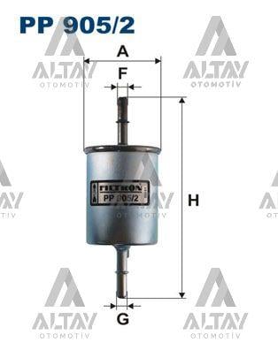 YAKIT FİLTRESİ (BENZİN) LACETTI 04-10 / SPARK 05-10 / REZZO 05-10 / EVANDA 05-10