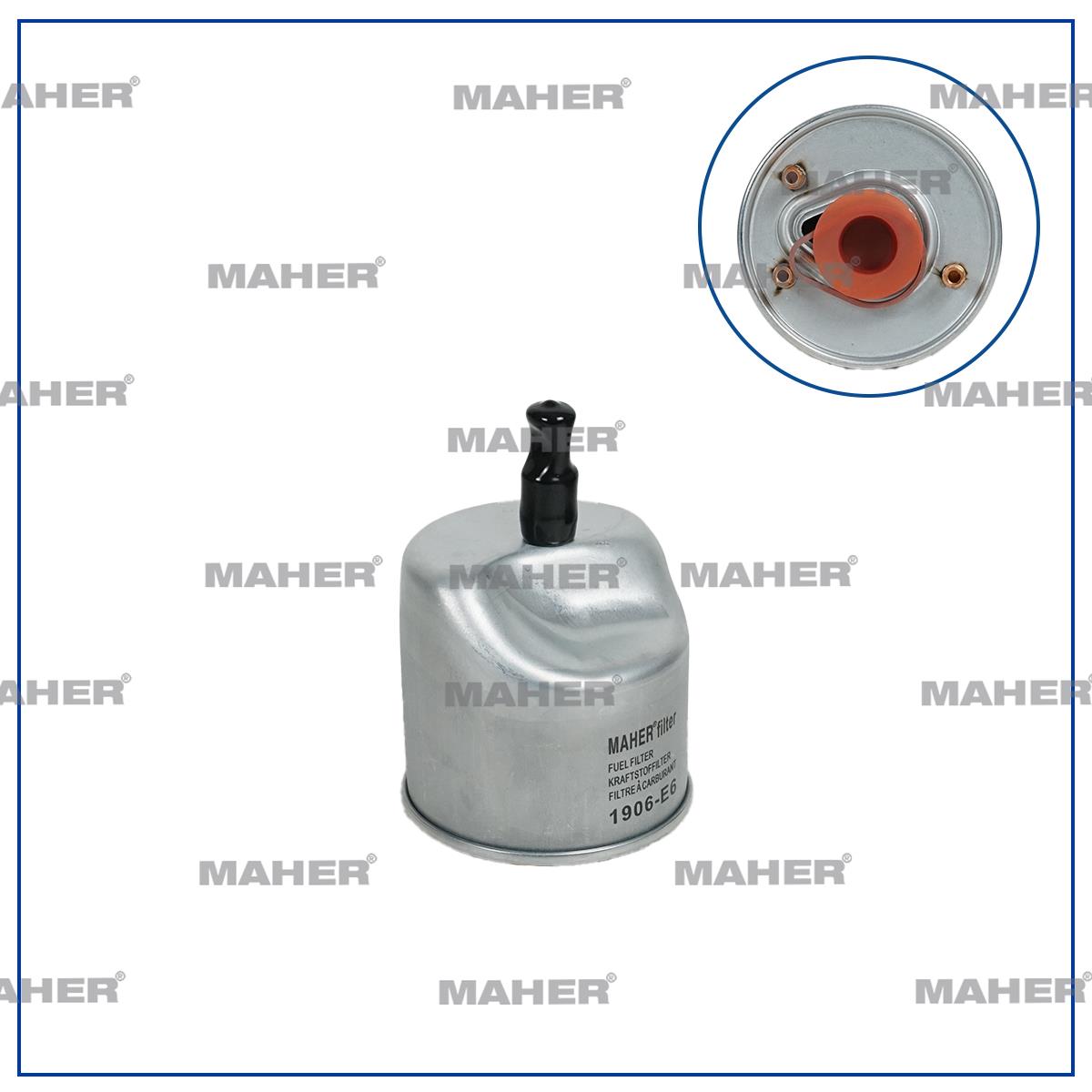 YAKIT FILTRESI (MAZOT) 206 / 207 / 208 / 301 / 508 / 3008 / TEPEE / C3 / C4 / C5 / BERLINGO 12= DV6-DV6C-A16DT 1.6 HDI EURO 5