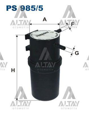 YAKIT FİLTRESİ (MAZOT) AMAROK 10= 2.0 TDI CDBA-CNFA-CNFB-CDCA