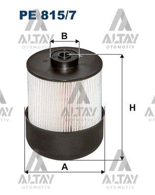 YAKIT FİLTRESİ (MAZOT) CLIO IV / CAPTUR / LOGAN / SANDERO / DOKKER / LODGY 12= 1.5DCI